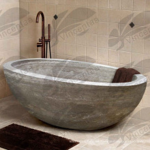 2018 popular diseño Carrara bañera de mármol con gran precio